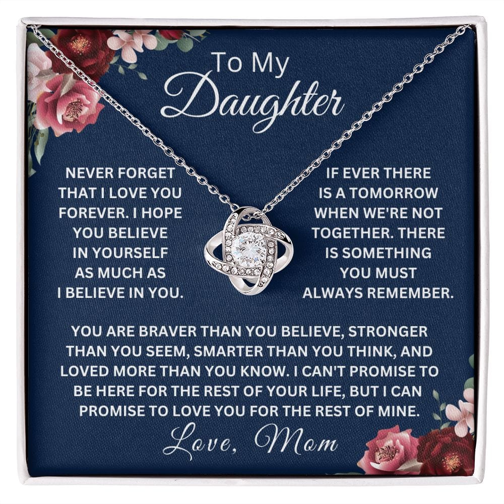 To My Daughter  Never Forget That I Love You Forever  Love Mom