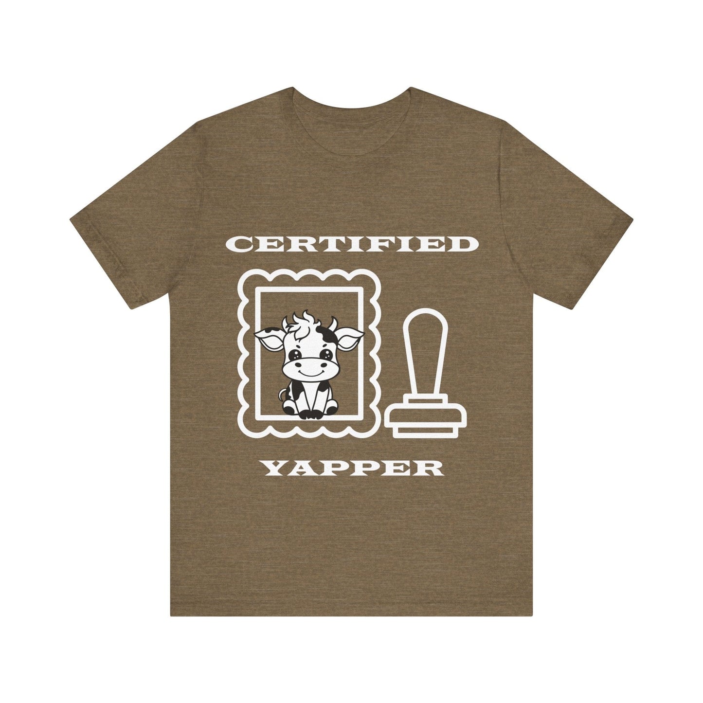 Certified Yapper Stamp dark colors