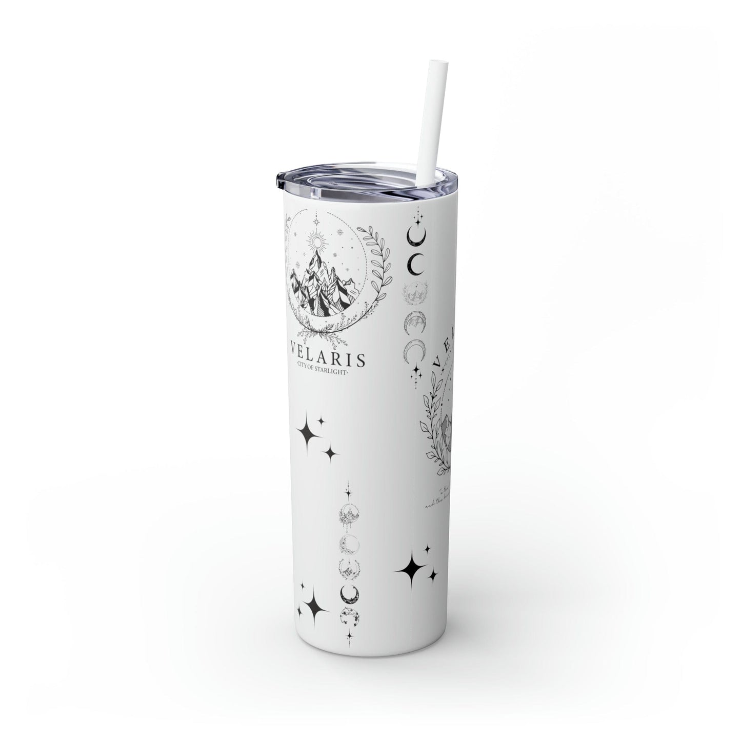 Skinny Tumbler with Straw, 20oz