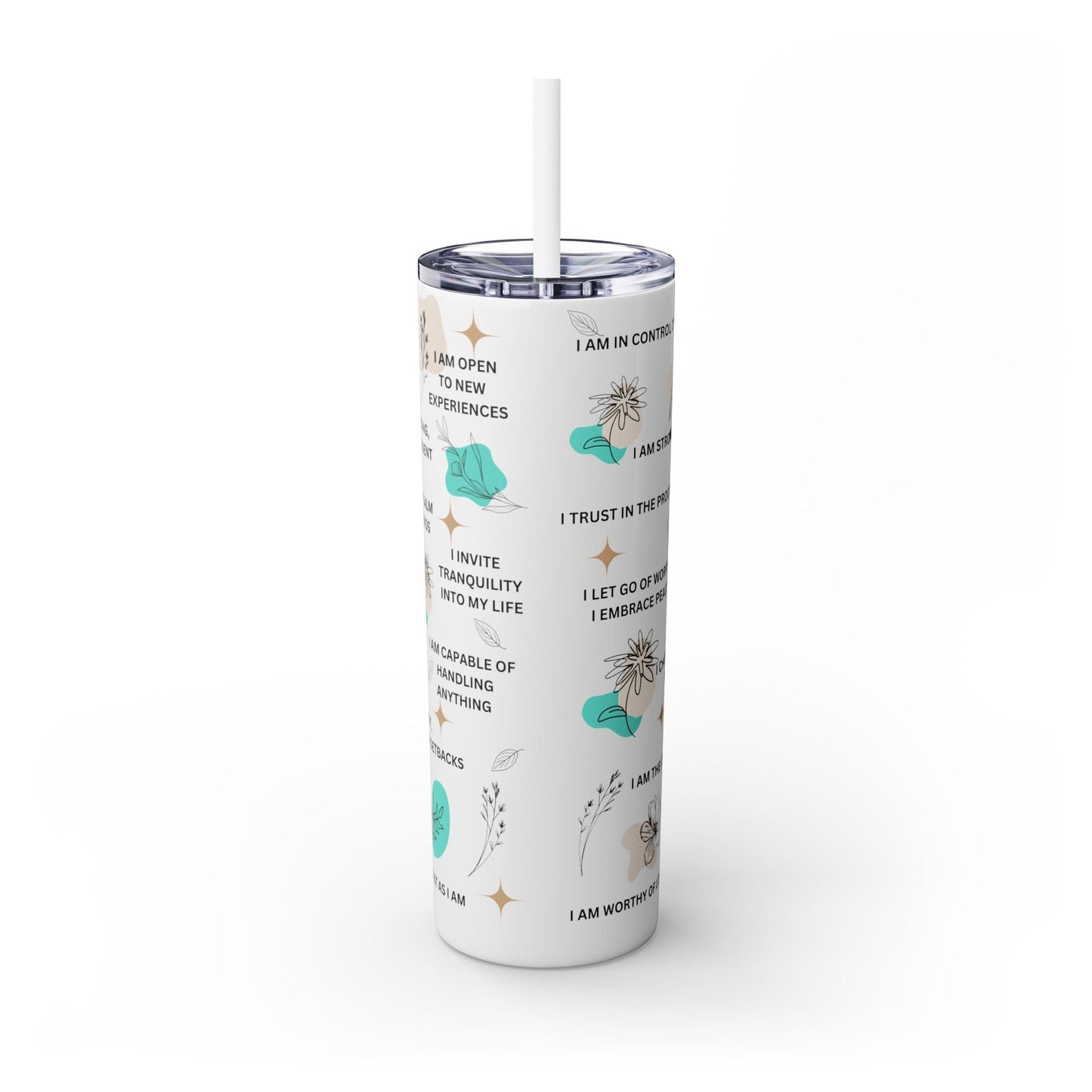 Copy of Copy of Skinny Tumbler with Straw, 20oz