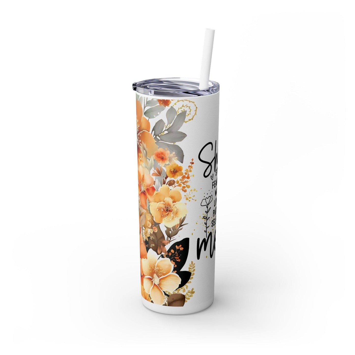 1 Skinny Tumbler with Straw, 20oz