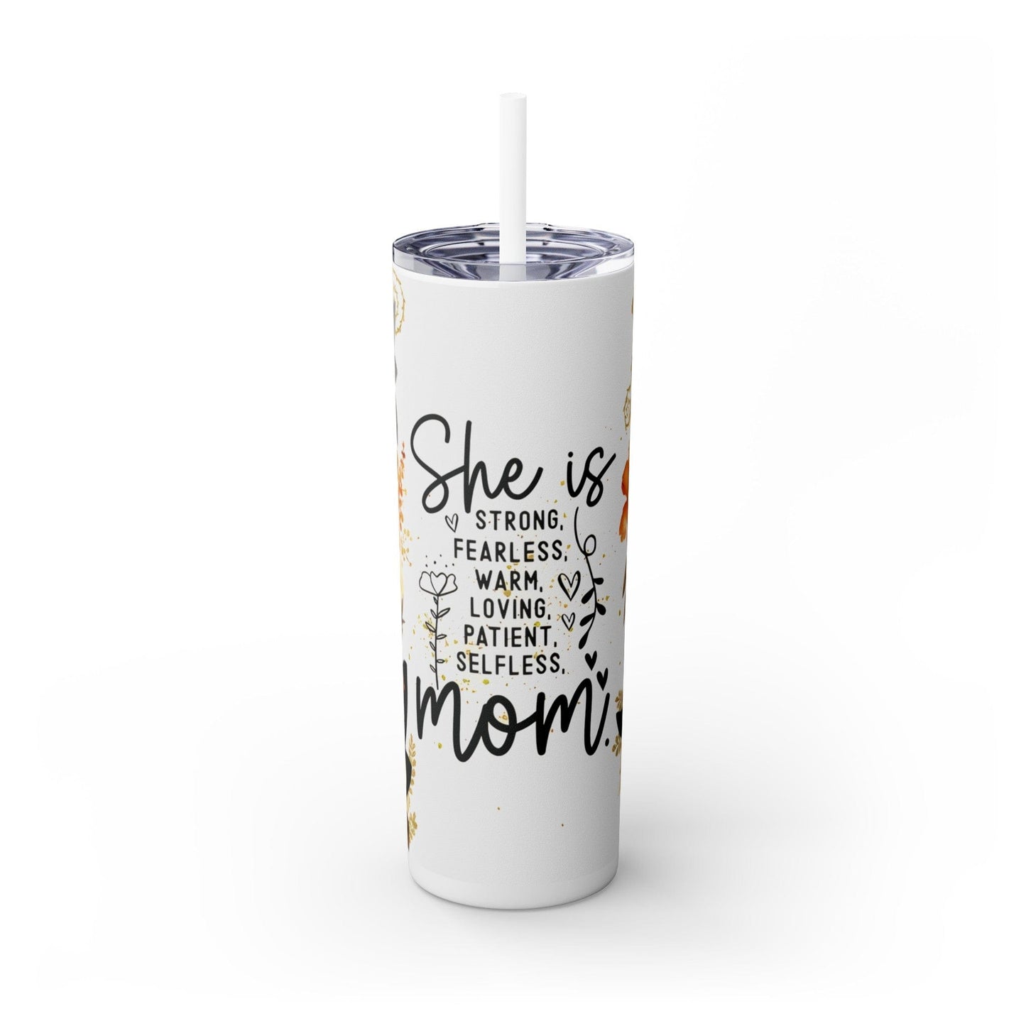 1 Skinny Tumbler with Straw, 20oz