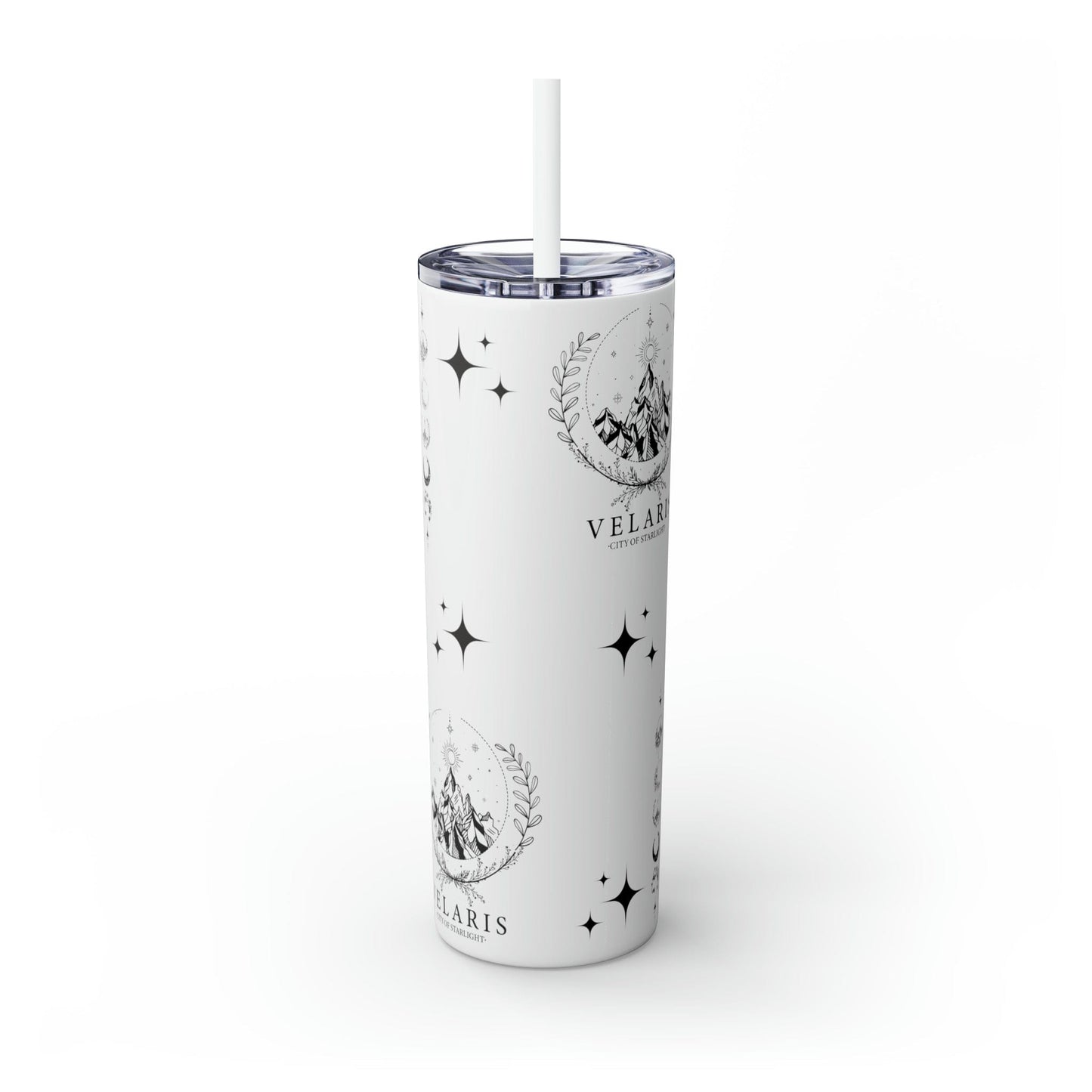 Skinny Tumbler with Straw, 20oz