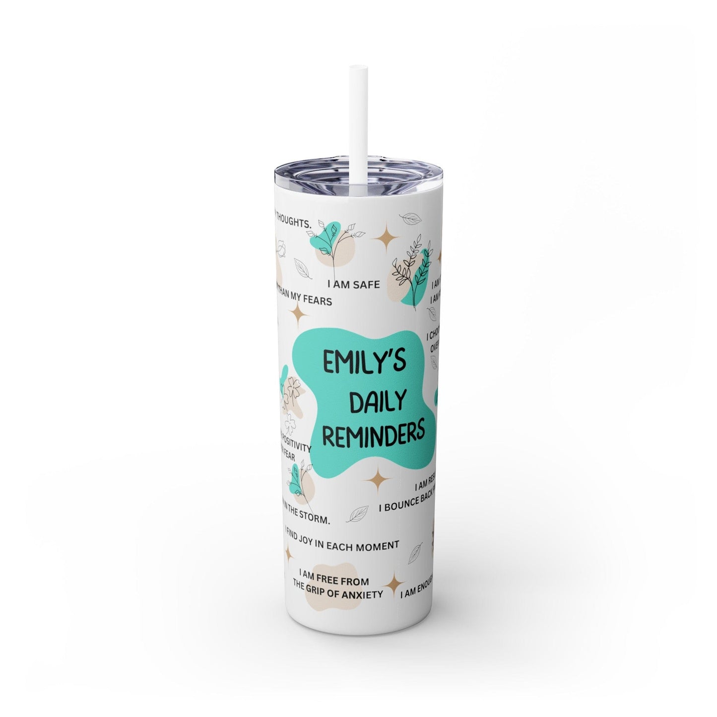 Copy of Copy of Skinny Tumbler with Straw, 20oz