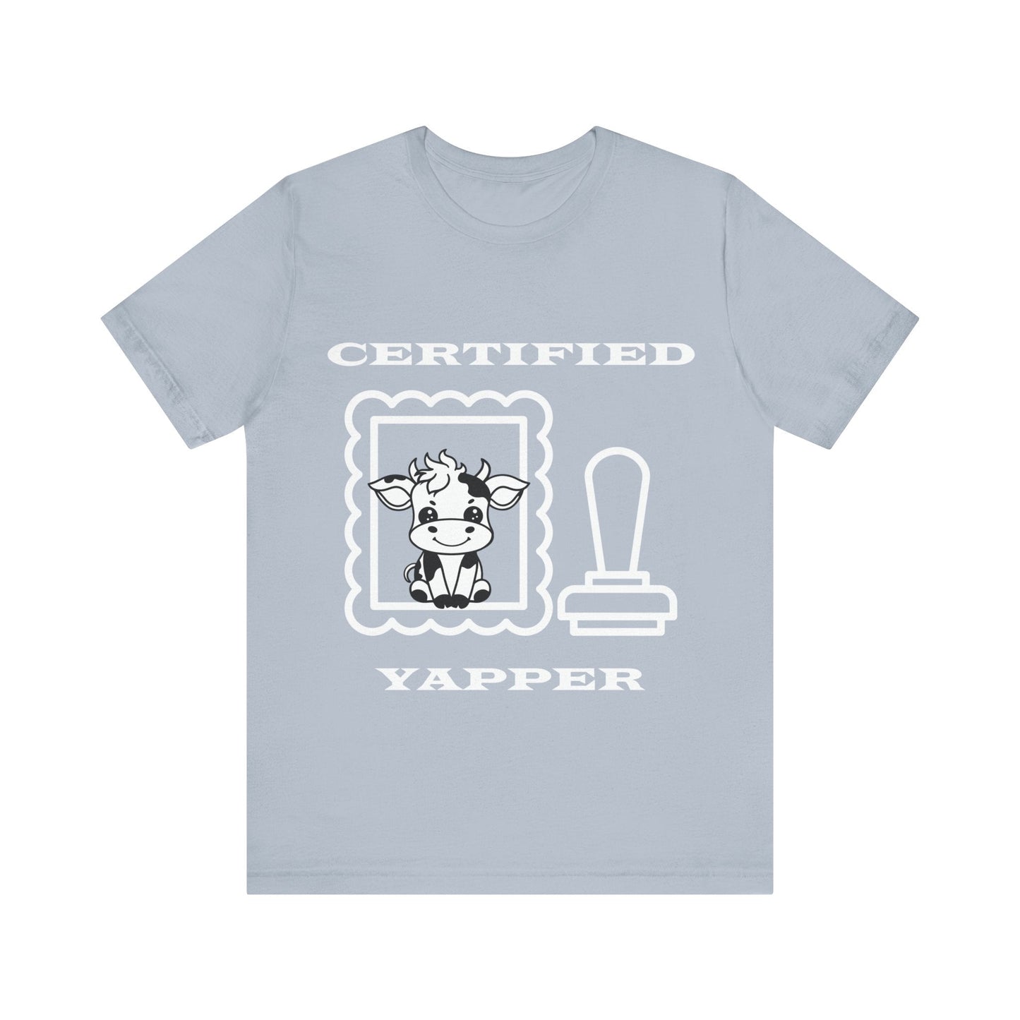 Certified Yapper Stamp dark colors