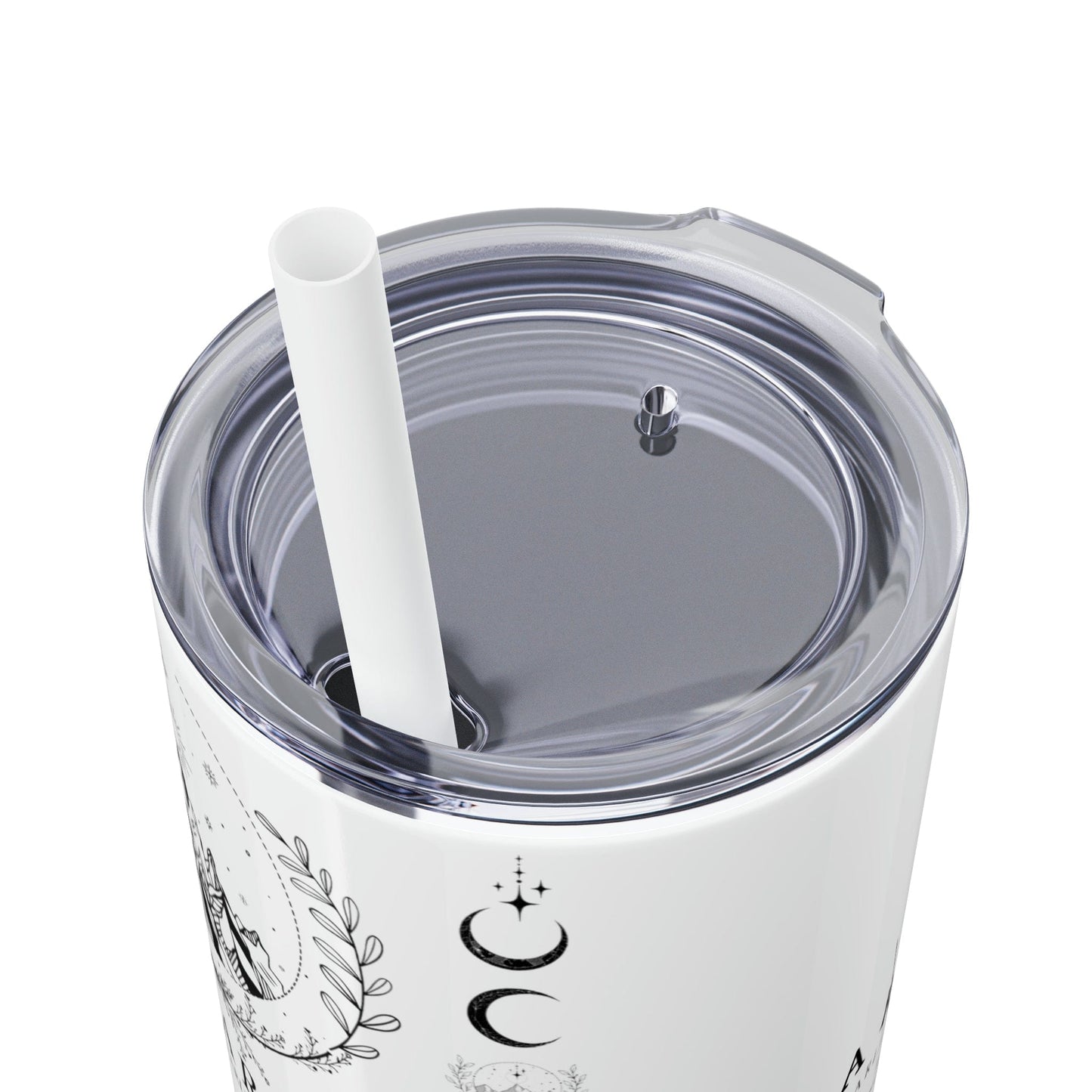 Skinny Tumbler with Straw, 20oz