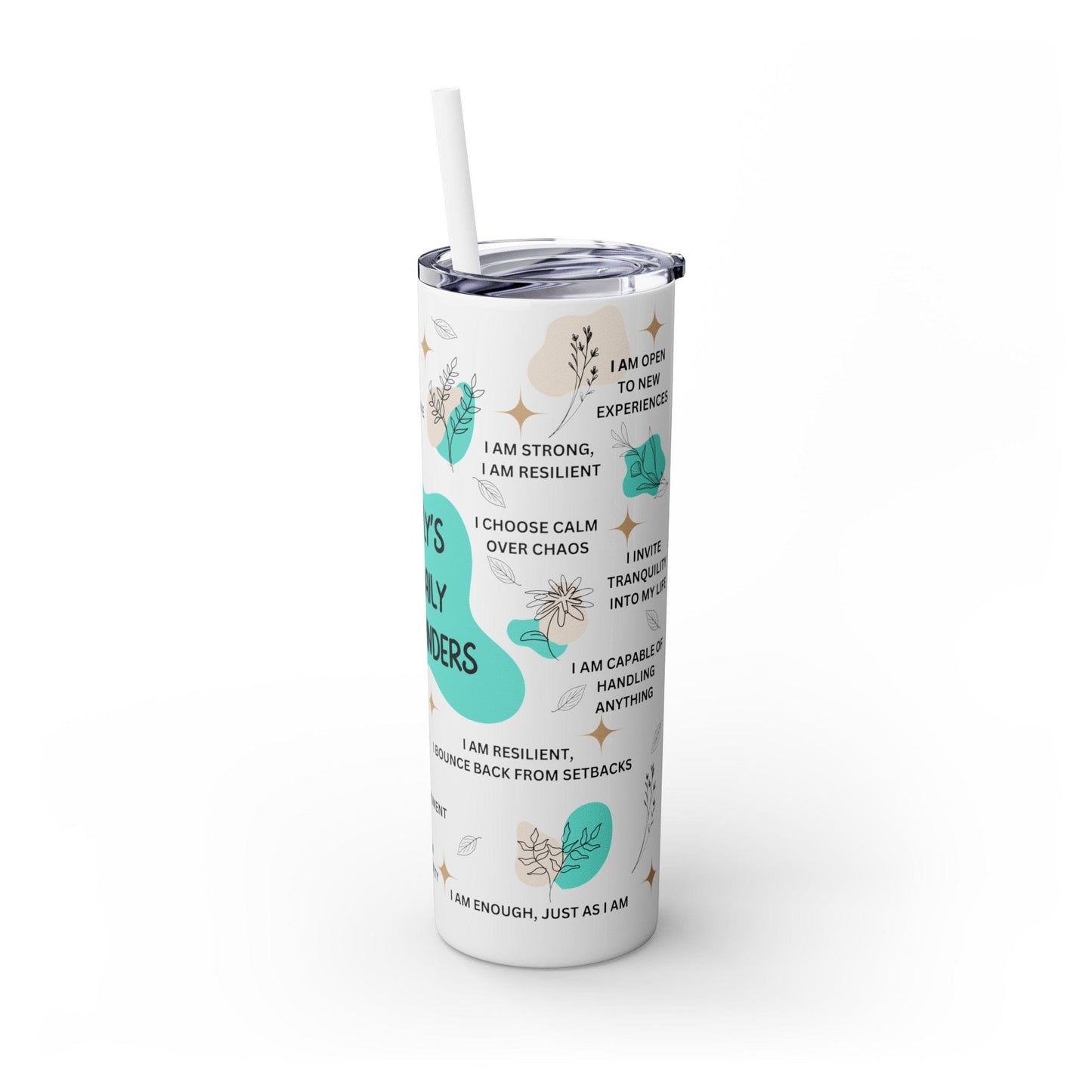 Copy of Copy of Skinny Tumbler with Straw, 20oz