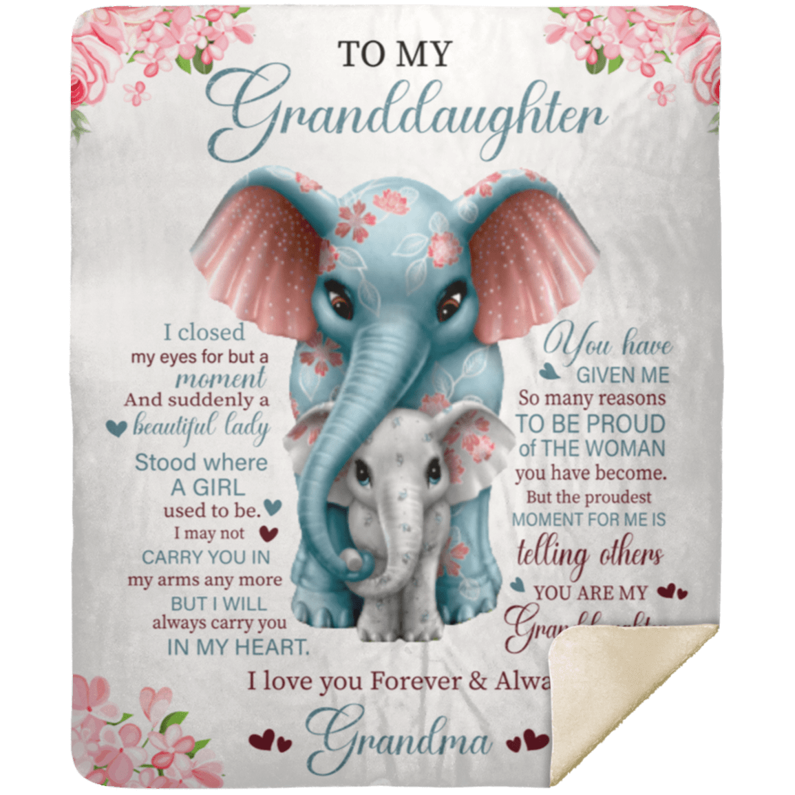 To My Granddaughter Love, Grandma