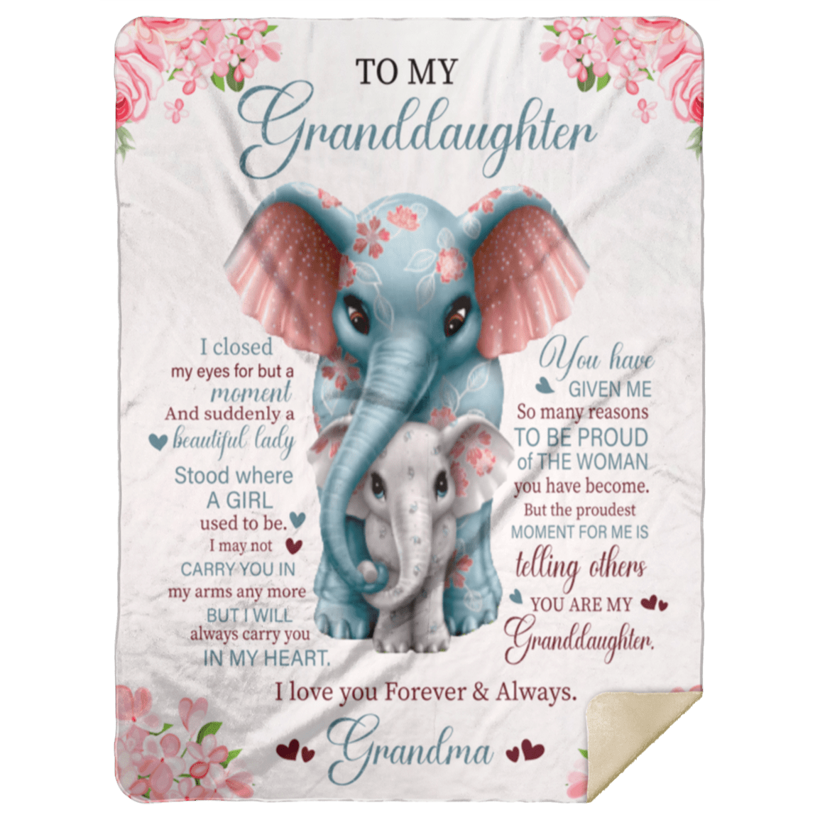 To My Granddaughter Love, Grandma