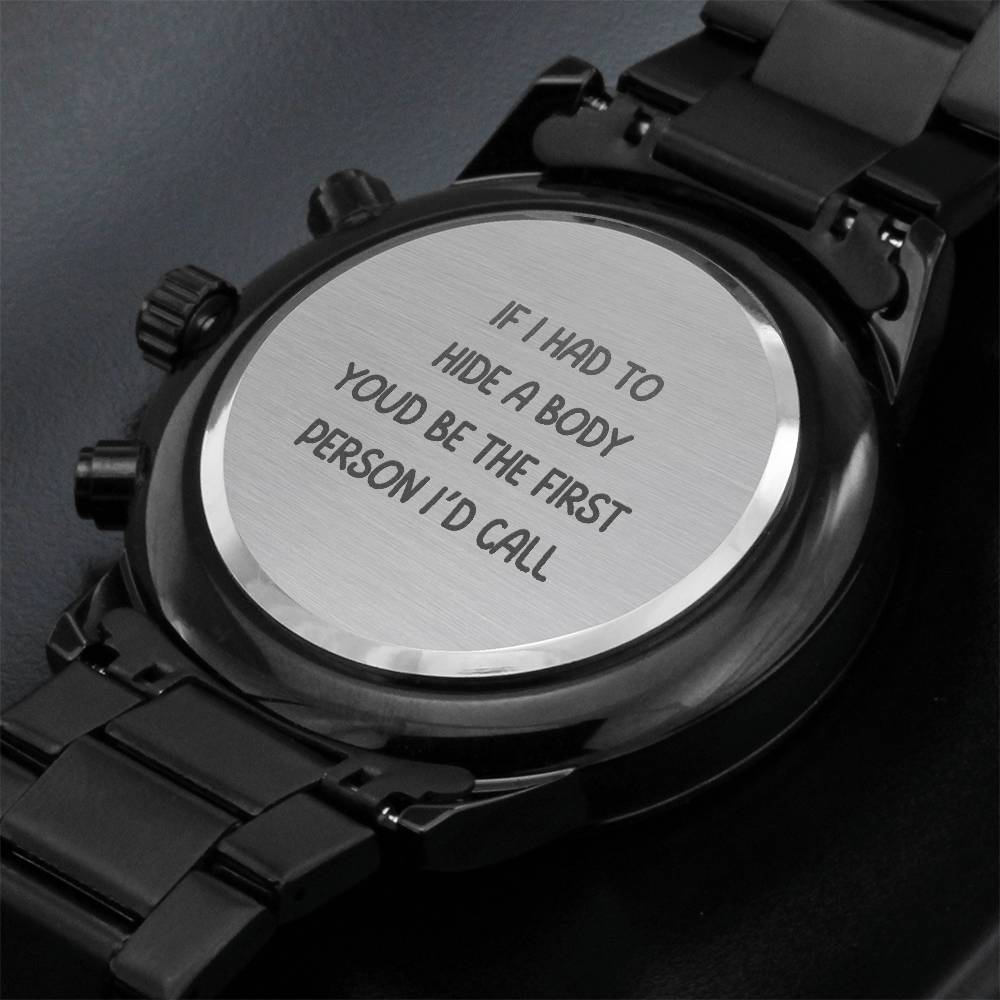 Engraved Watch For Friend