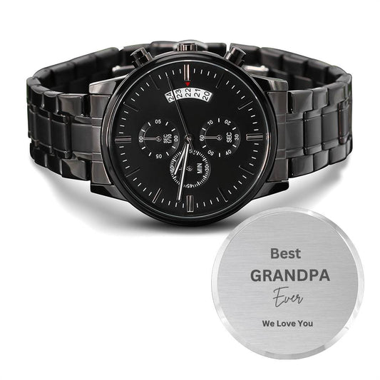 Best Grandpa Ever- Engraved Watch