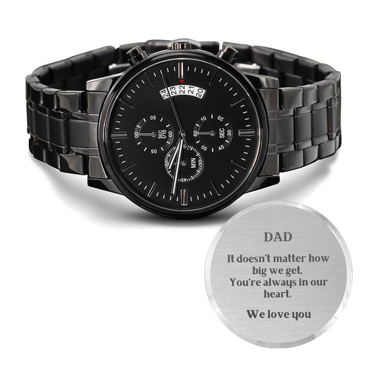 Dad - We Love You Engraved Watch
