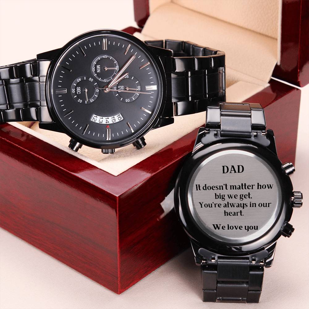 Dad - We Love You Engraved Watch