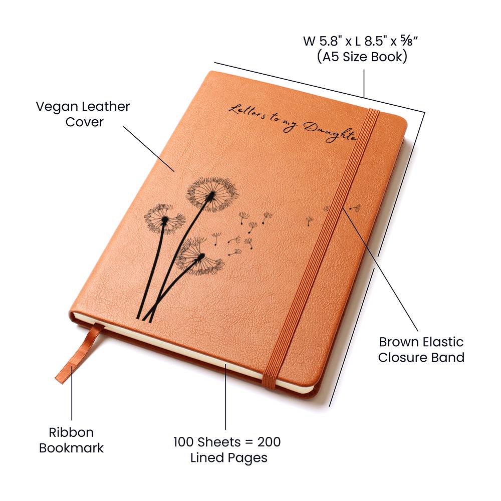 Letters to my daughter |  Vegan Leather Journal