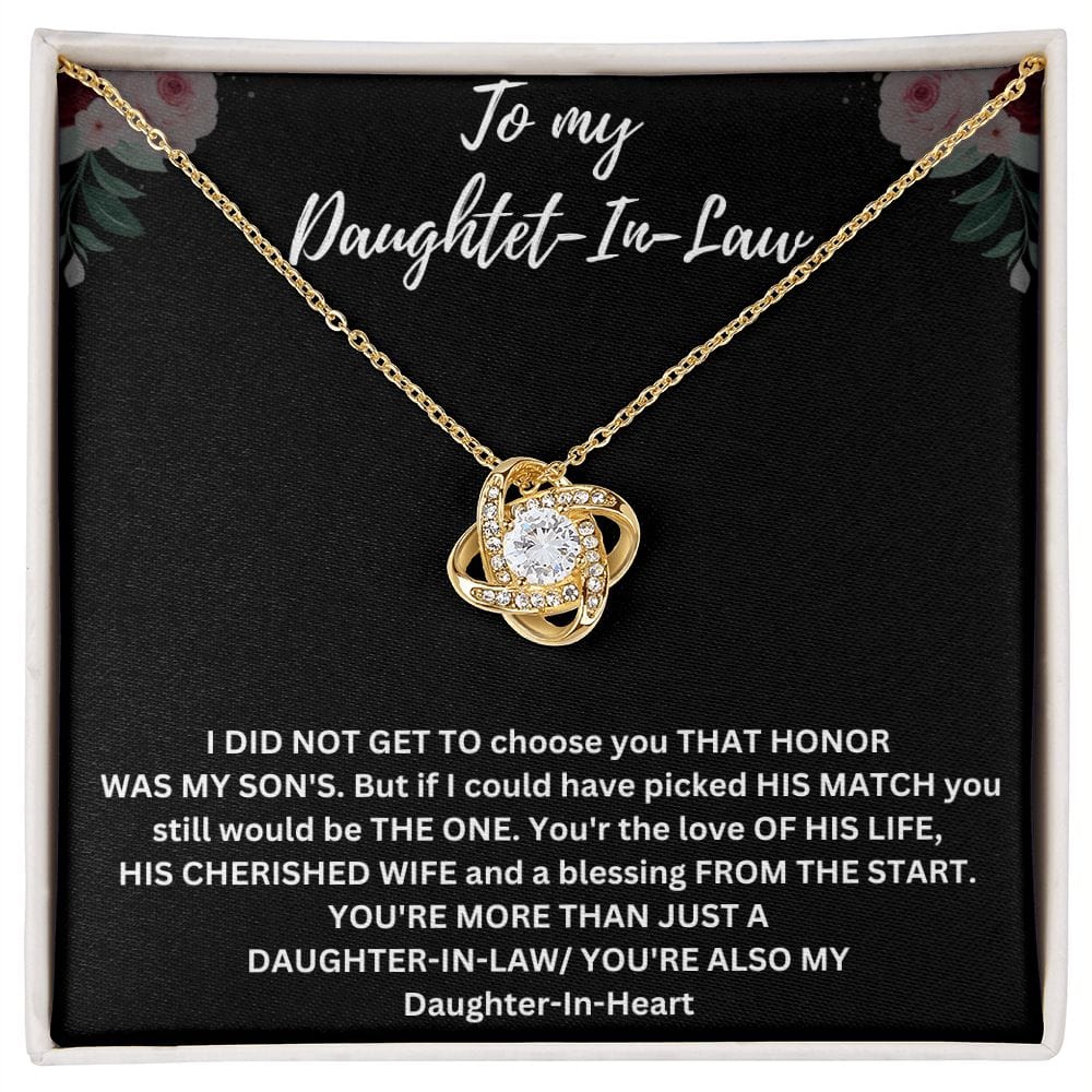 Daughter In Law Love Knot Necklace