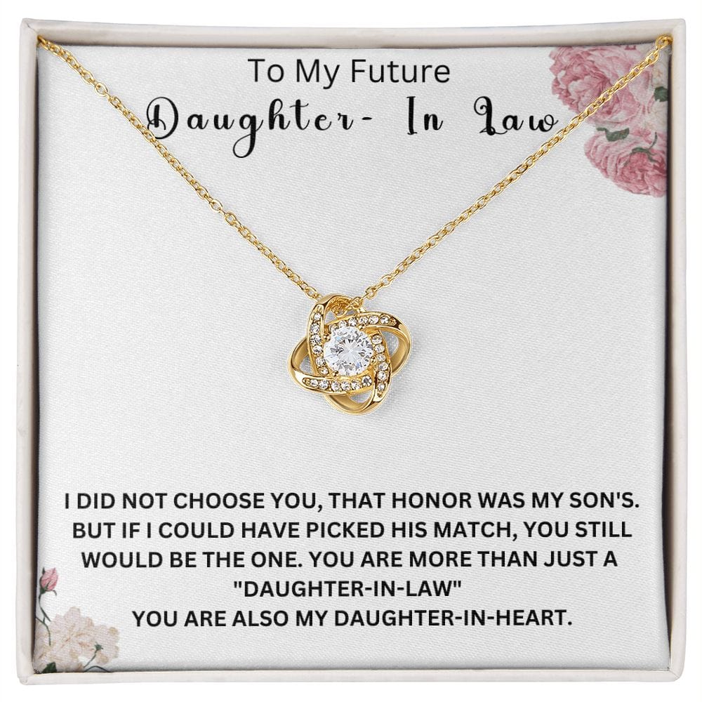 To My Future Daughter-In-Law | Love Knot Necklace