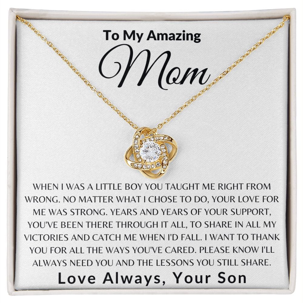 To My Beautiful Mom, Mother's Day Gift, Mom Gift From Son, Birthday Gift, Gift Necklace Gift For Mom, Sentimental Gift For Mom Unique Gift E