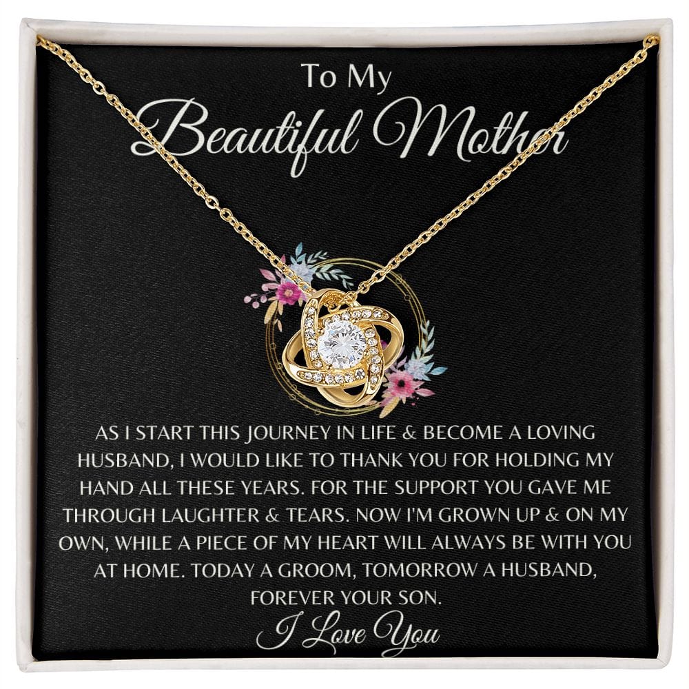 To My Beautiful Mom, Mother's Day Gift, Mom Gift From Son, Birthday Gift, Gift Necklace Gift For Mom,Mom Gift From Daughter, Unique Gift E