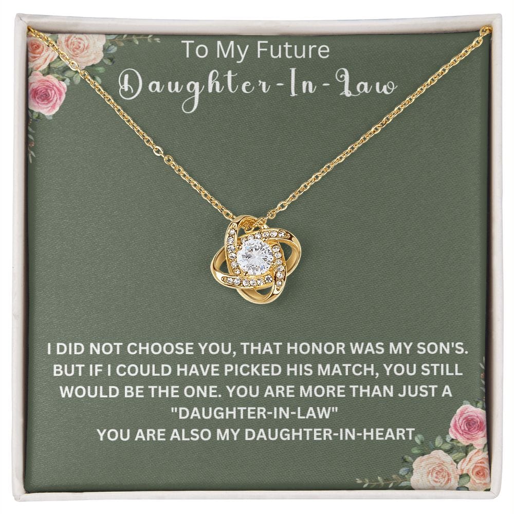 To My Future Daughter-In-Law | Love Knot Necklace