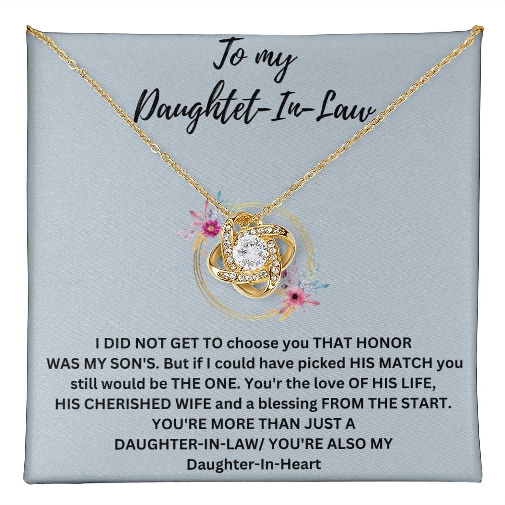 Daughter In Law Love Knot Necklace