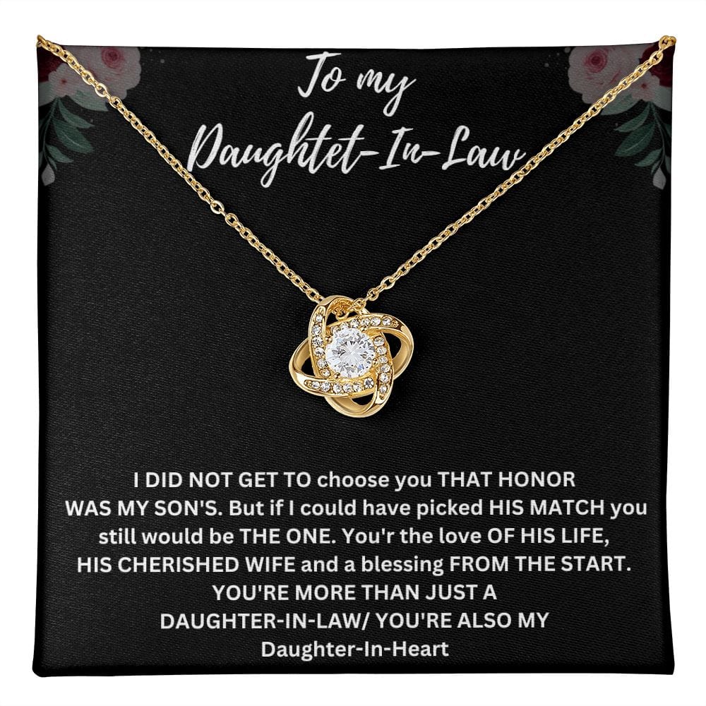 Daughter In Law Love Knot Necklace