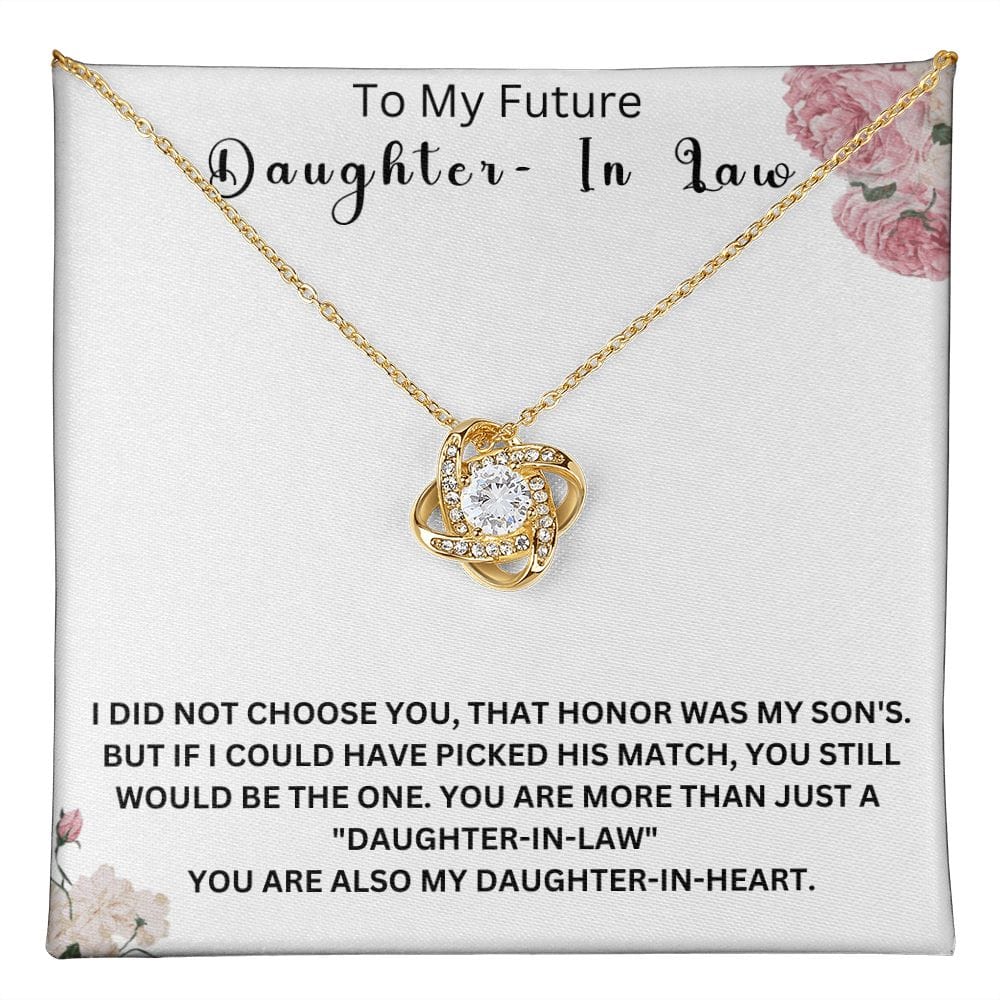 To My Future Daughter-In-Law | Love Knot Necklace