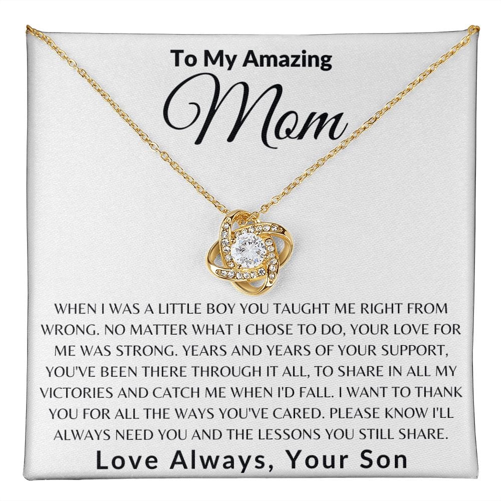 To My Beautiful Mom, Mother's Day Gift, Mom Gift From Son, Birthday Gift, Gift Necklace Gift For Mom, Sentimental Gift For Mom Unique Gift E