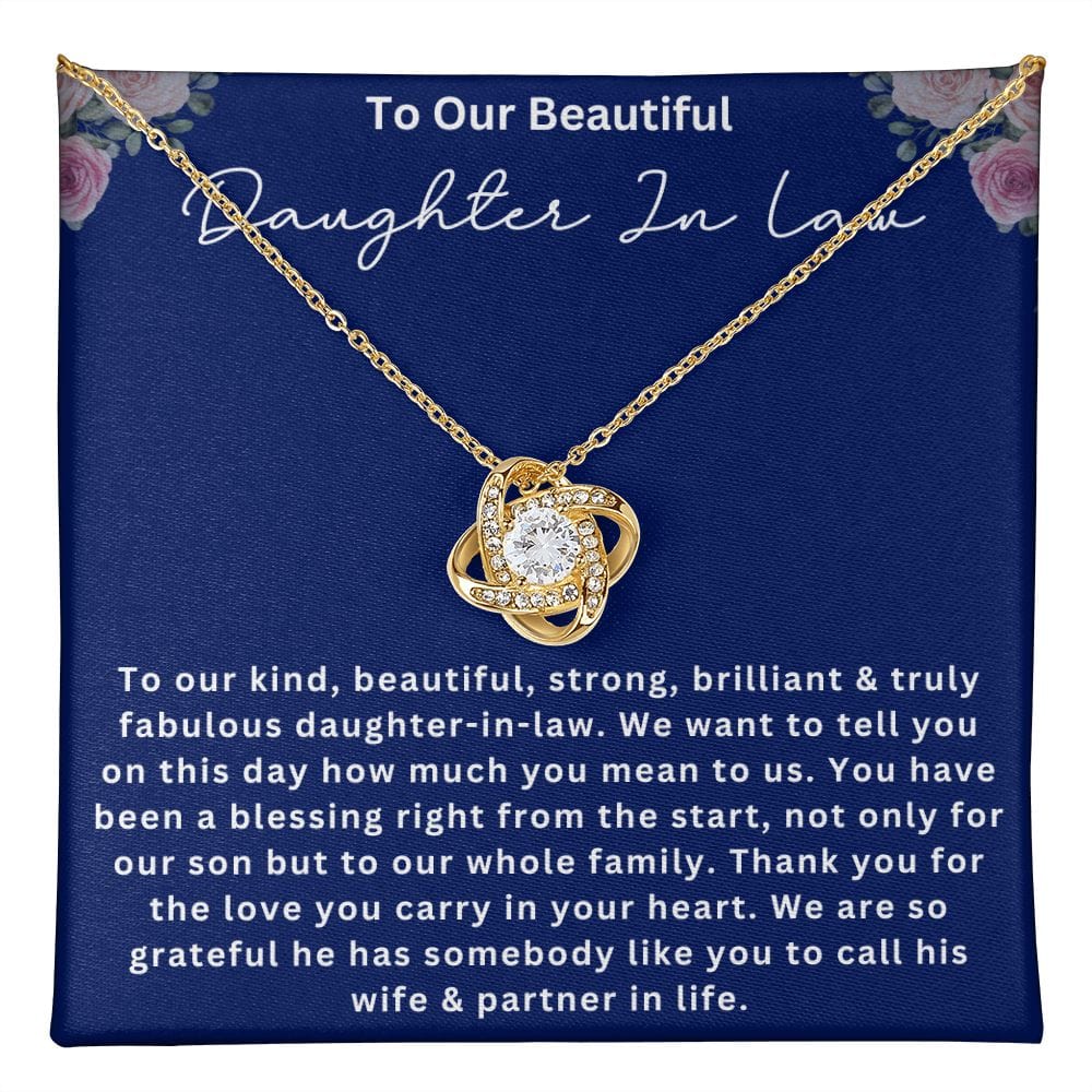 To Our Future Daughter-In-Law | Love Knot Necklace