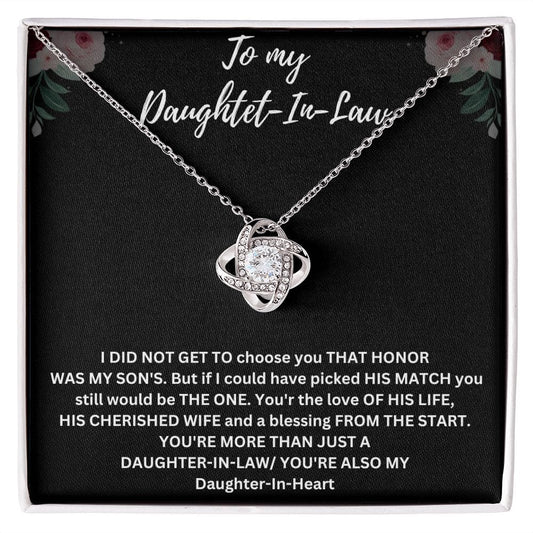 Daughter In Law Love Knot Necklace
