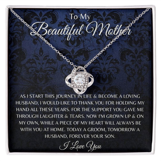 To My Beautiful Mom, Mother's Day Gift, Mom Gift From Son, Birthday Gift, Gift Necklace Gift For Mom, Sentimental Gift For Mom Unique Gift E