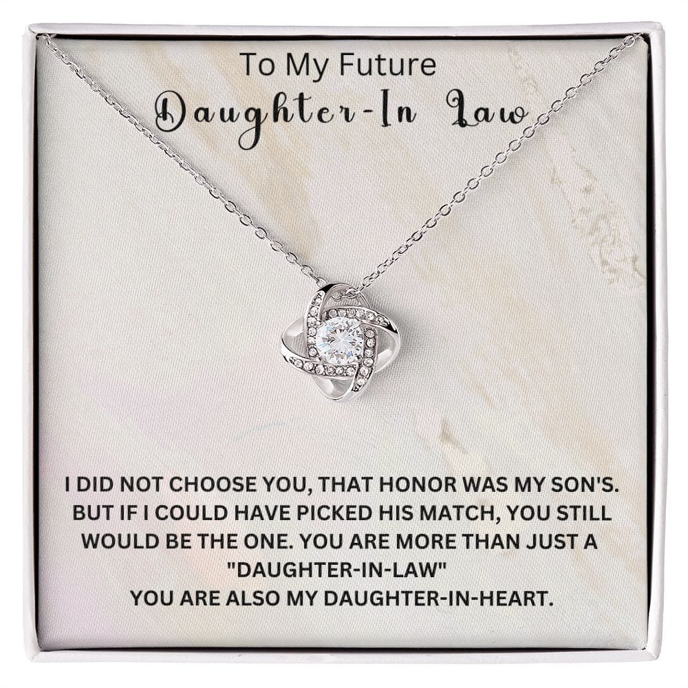 To My Future Daughter-In-Law | Love Knot Necklace