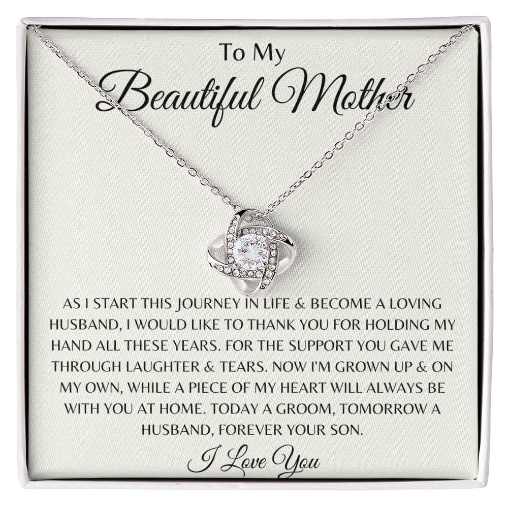 To My Beautiful Mom, Mother's Day Gift, Mom Gift From Son, Birthday Gift, Gift Necklace Gift For Mom, Sentimental Gift For Mom Unique Gift E