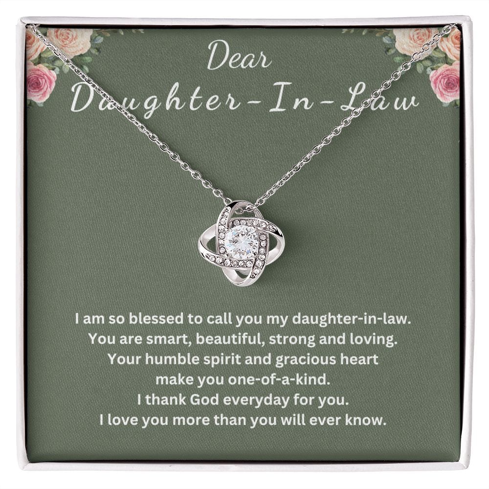 Dear Daughter-In-Law | Love Knot Necklace