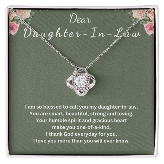 Dear Daughter-In-Law | Love Knot Necklace