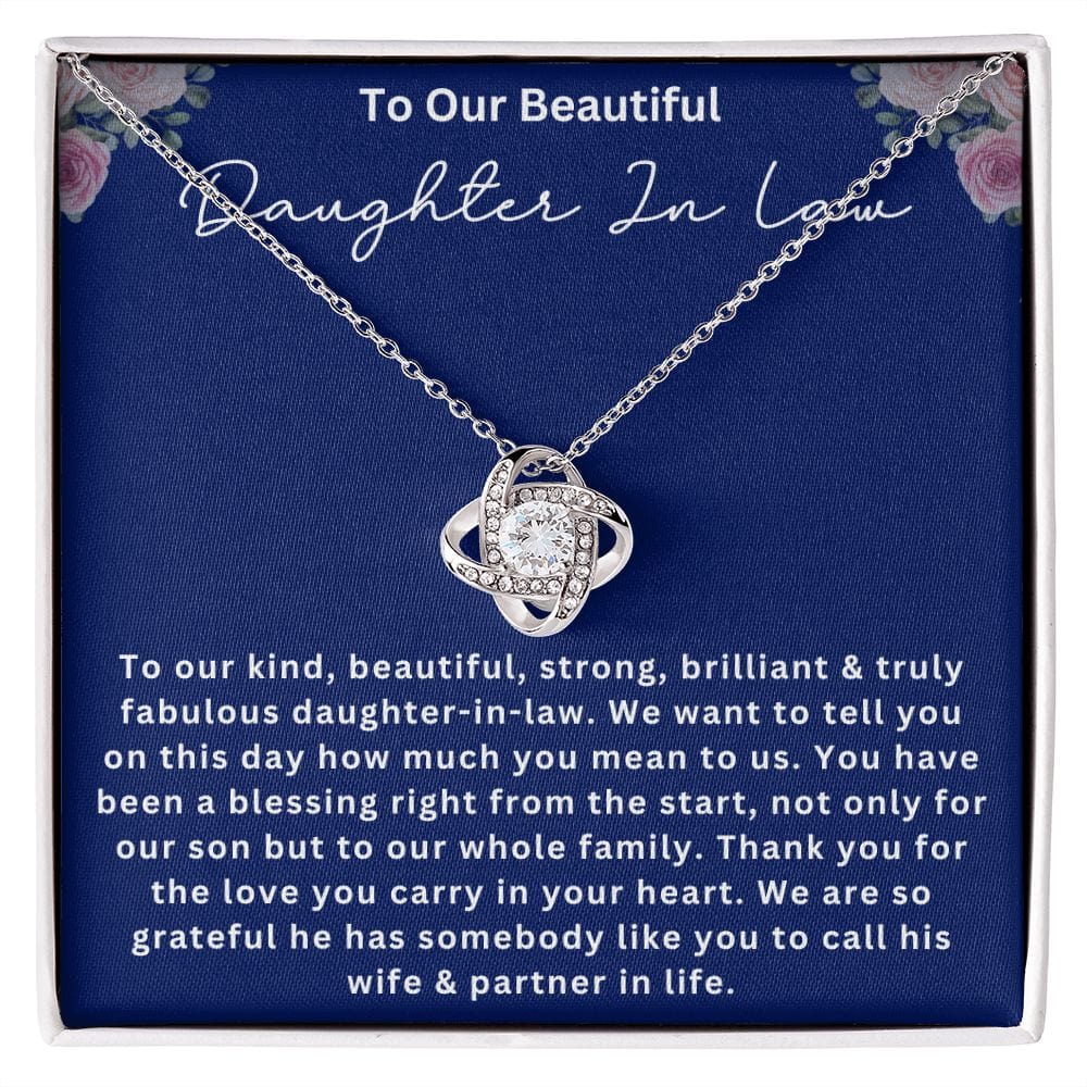 To Our Future Daughter-In-Law | Love Knot Necklace