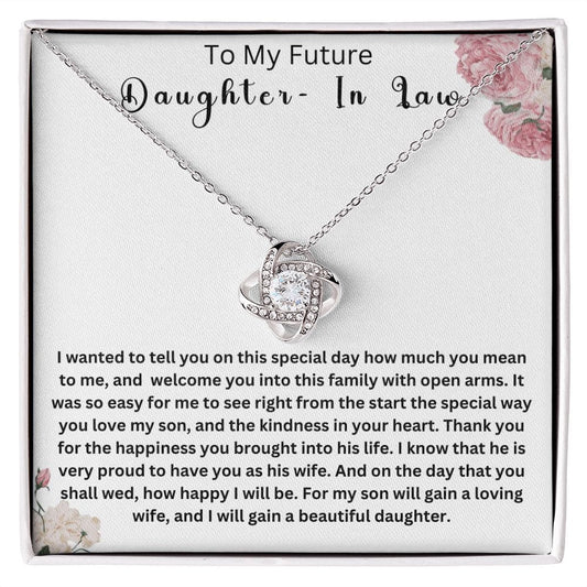 To My Future Daughter-In-Law | Love Knot Necklace