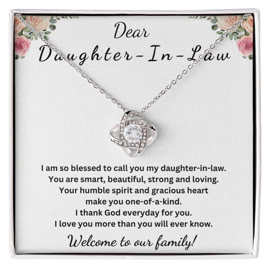 Dear Daughter-In-Law | Love Knot Necklace