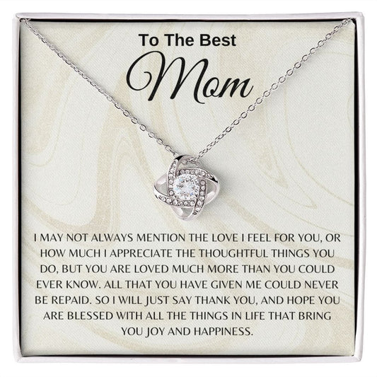 To My Amazing Mom, Mother's Day Gift, Mom Gift From Son, Birthday Gift, Gift Necklace Gift For Mom,Mom Gift From Daughter, Unique Gift E