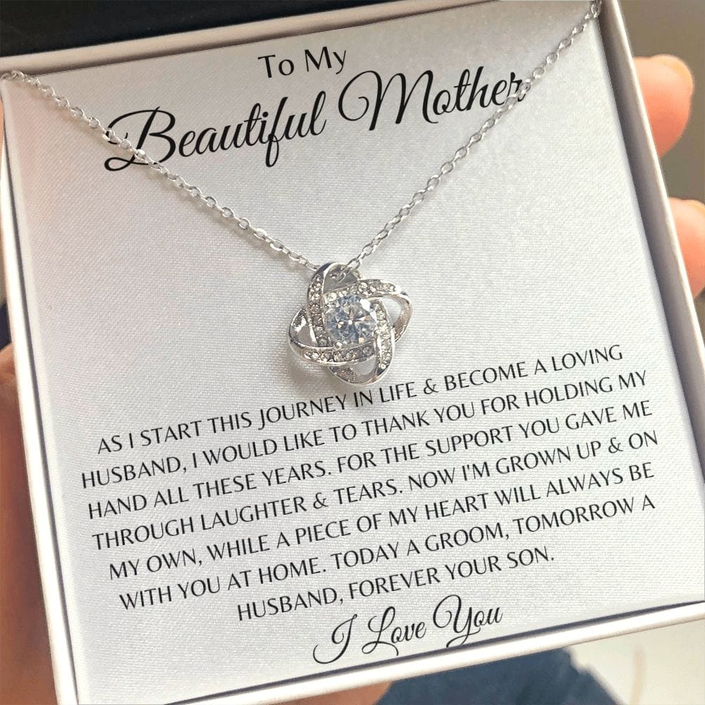 To My Beautiful Mom, Mother's Day Gift, Mom Gift From Son, Birthday Gift, Gift Necklace Gift For Mom, Sentimental Gift For Mom Unique Gift E