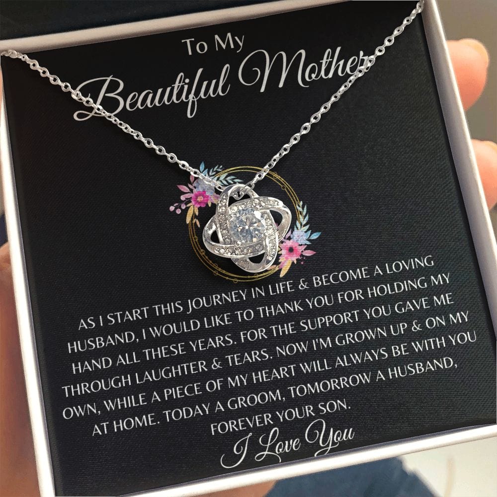 To My Beautiful Mom, Mother's Day Gift, Mom Gift From Son, Birthday Gift, Gift Necklace Gift For Mom,Mom Gift From Daughter, Unique Gift E