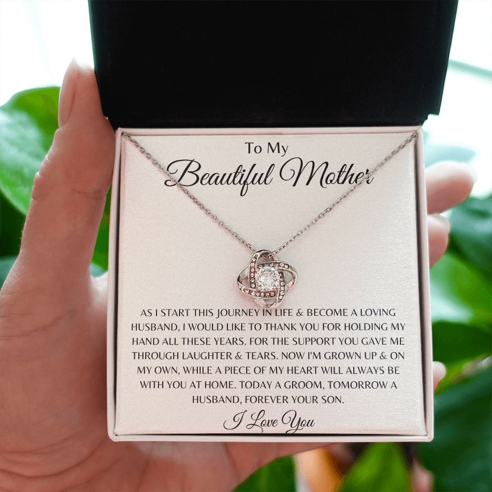 To My Beautiful Mom, Mother's Day Gift, Mom Gift From Son, Birthday Gift, Gift Necklace Gift For Mom, Sentimental Gift For Mom Unique Gift E