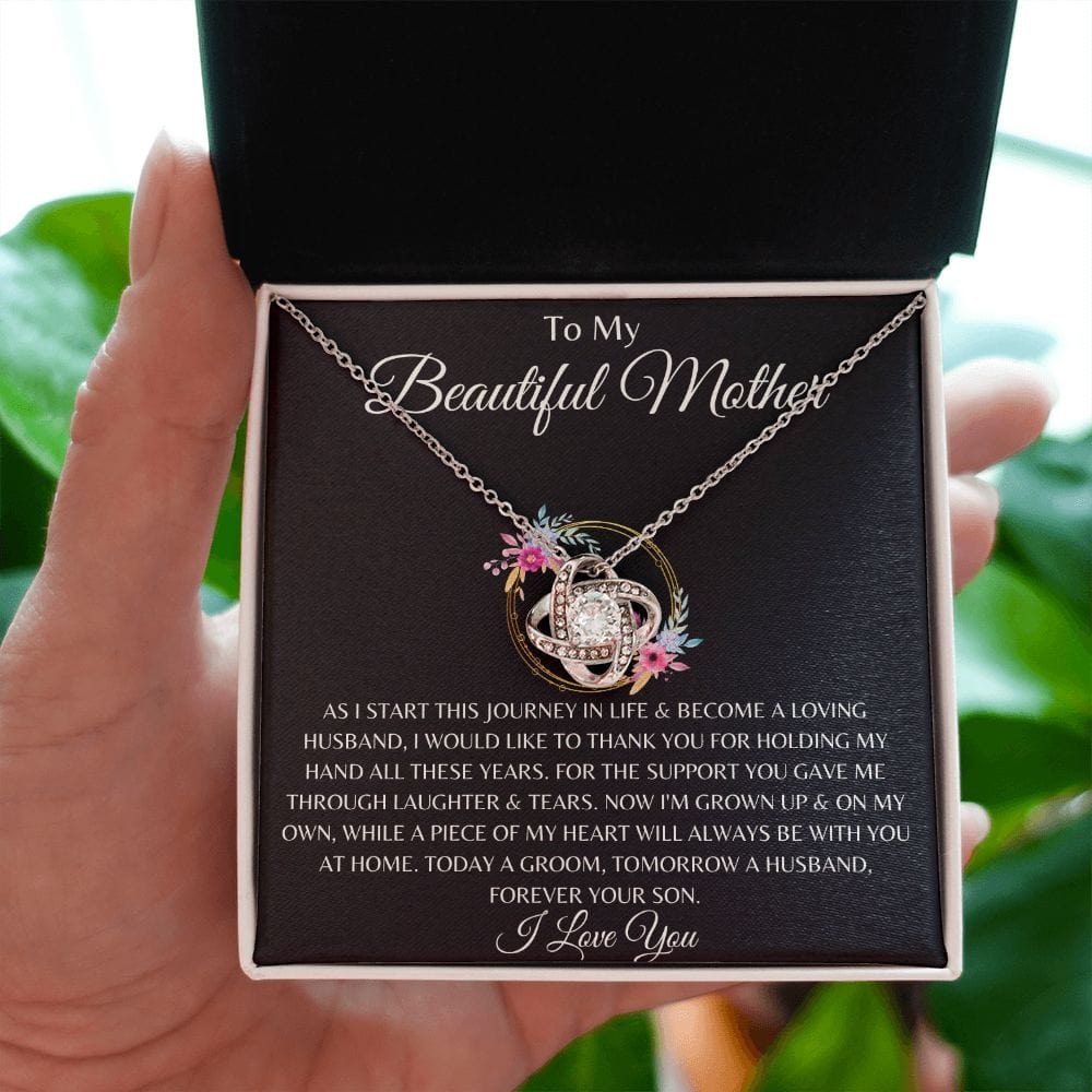 To My Beautiful Mom, Mother's Day Gift, Mom Gift From Son, Birthday Gift, Gift Necklace Gift For Mom,Mom Gift From Daughter, Unique Gift E