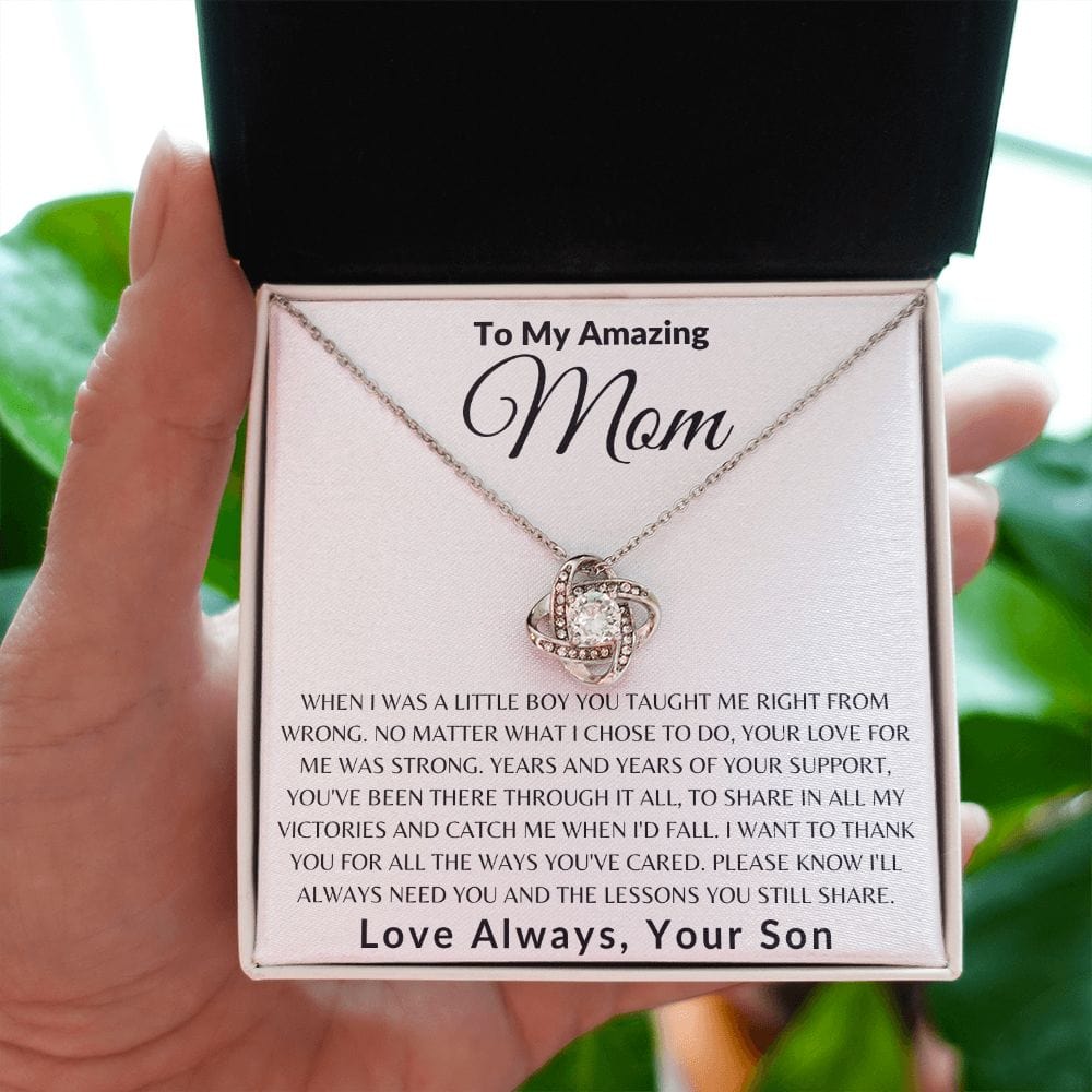 To My Beautiful Mom, Mother's Day Gift, Mom Gift From Son, Birthday Gift, Gift Necklace Gift For Mom, Sentimental Gift For Mom Unique Gift E