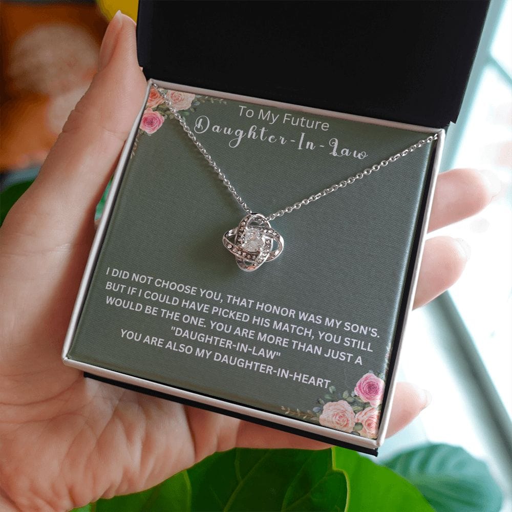 To My Future Daughter-In-Law | Love Knot Necklace