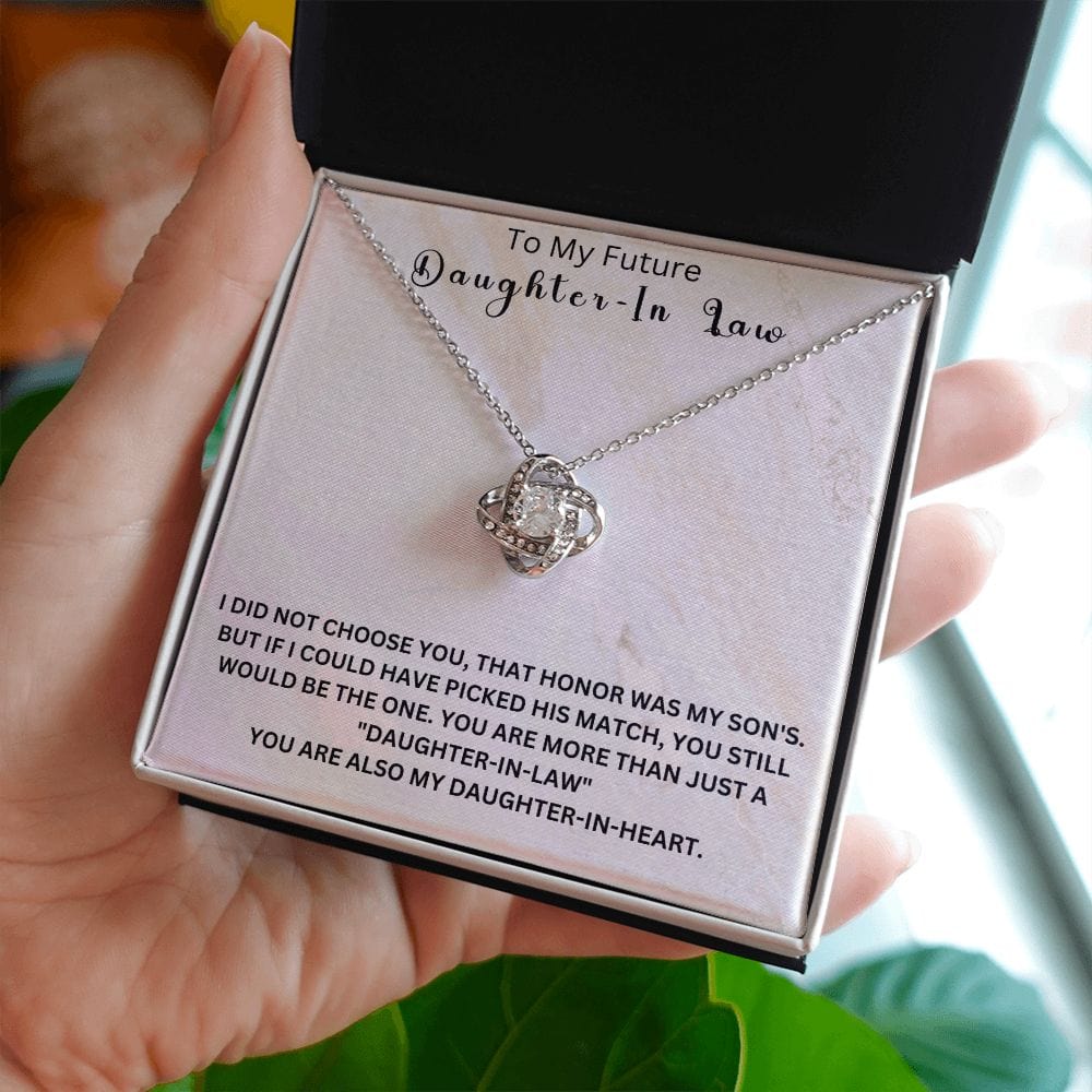 To My Future Daughter-In-Law | Love Knot Necklace