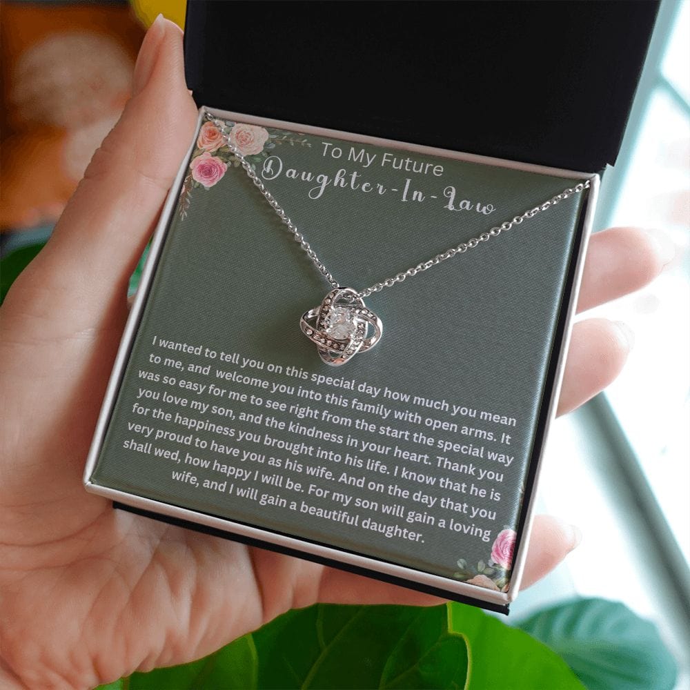 To My Future Daughter-In-Law | Love Knot Necklace