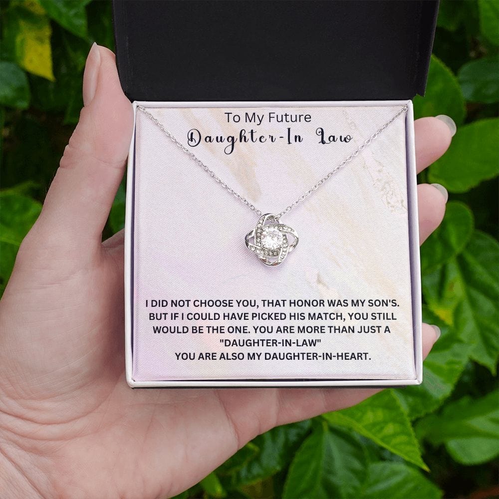 To My Future Daughter-In-Law | Love Knot Necklace