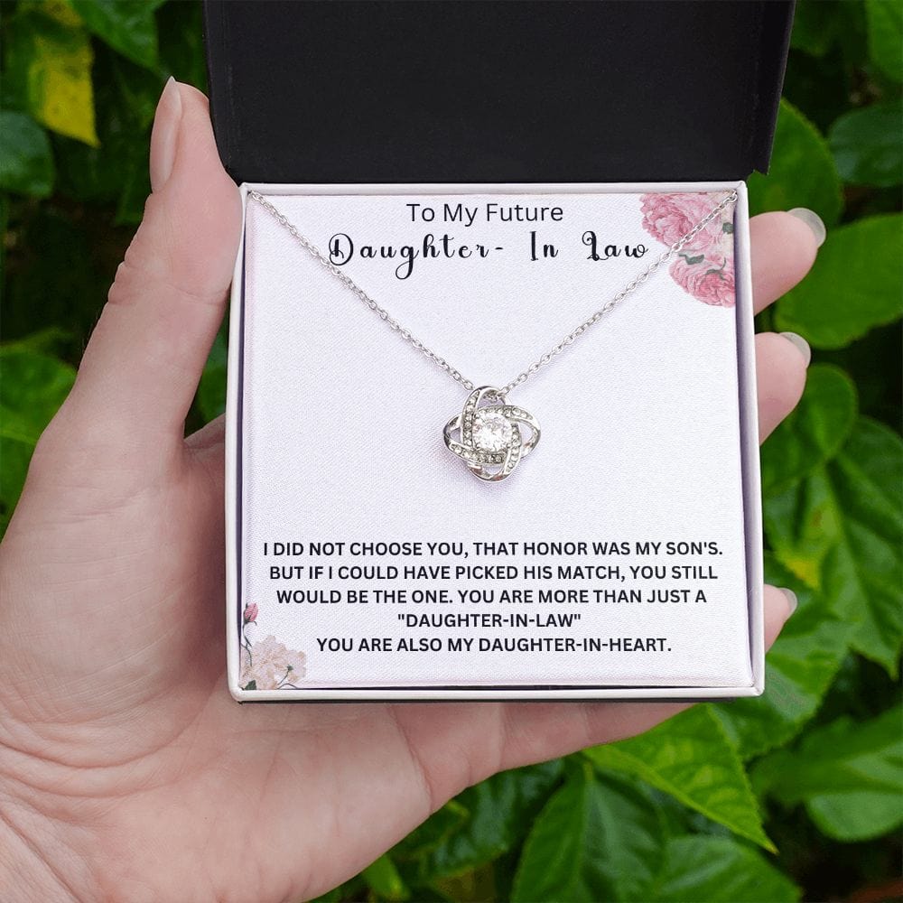 To My Future Daughter-In-Law | Love Knot Necklace