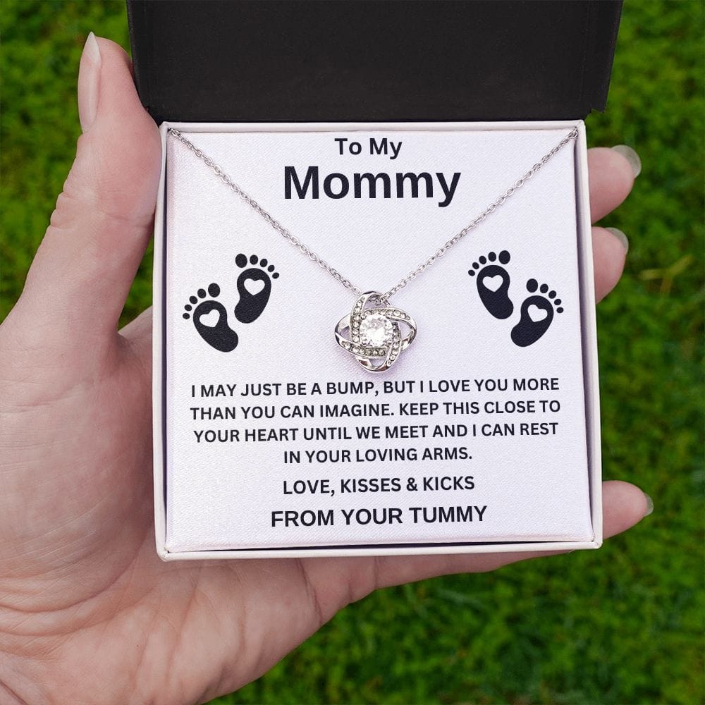 Mom Cards Etsy Love Knot Necklace