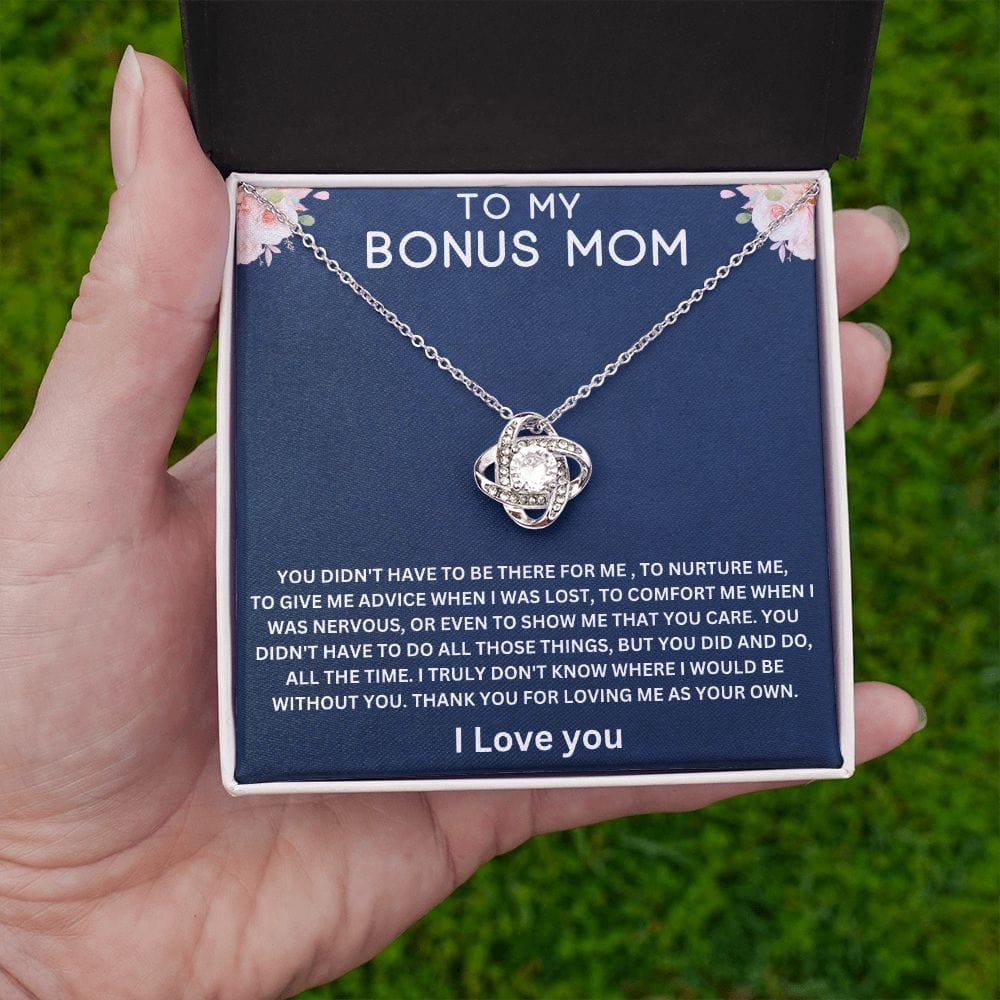 MOM 108 Etsy Love Knot Necklace